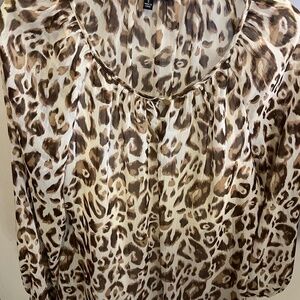 Chaus leopard print blouse